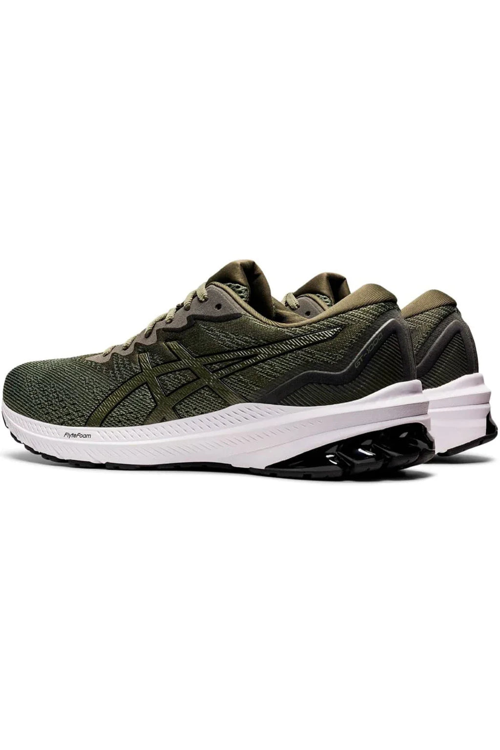 Asics Jolt Lichen Green Olive Canvas Gunmetal Men Running Shoes