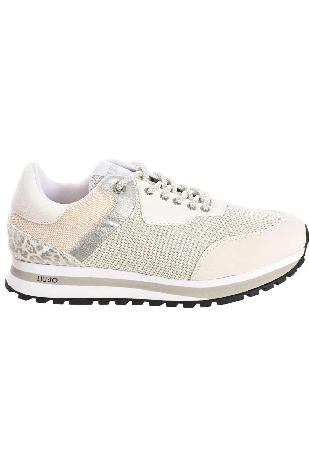 Liu Jo Sneakers Silver Beige Wonder Womens Shoes 