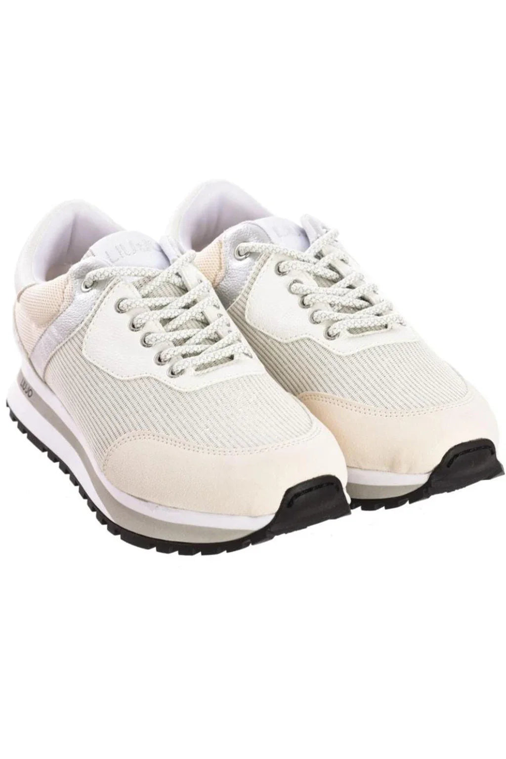 Liu Jo Sneakers Silver Beige Wonder Womens Shoes 
