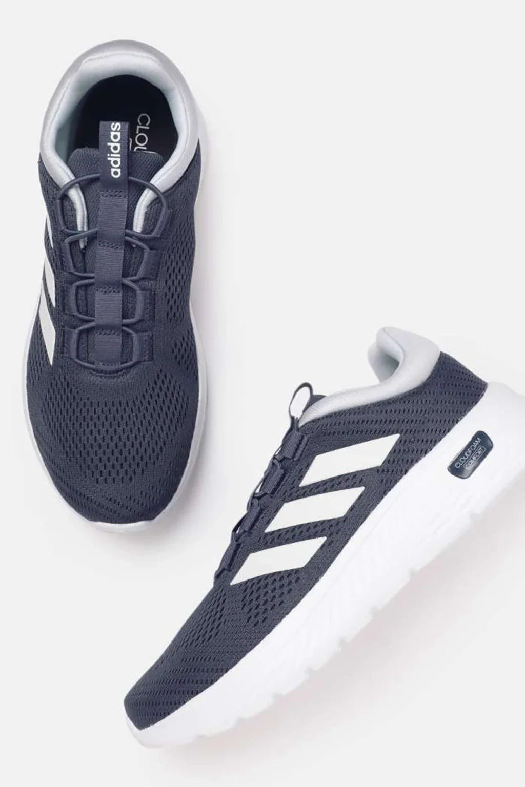 Adidas Navy Blue Solid Sneakers Shoes