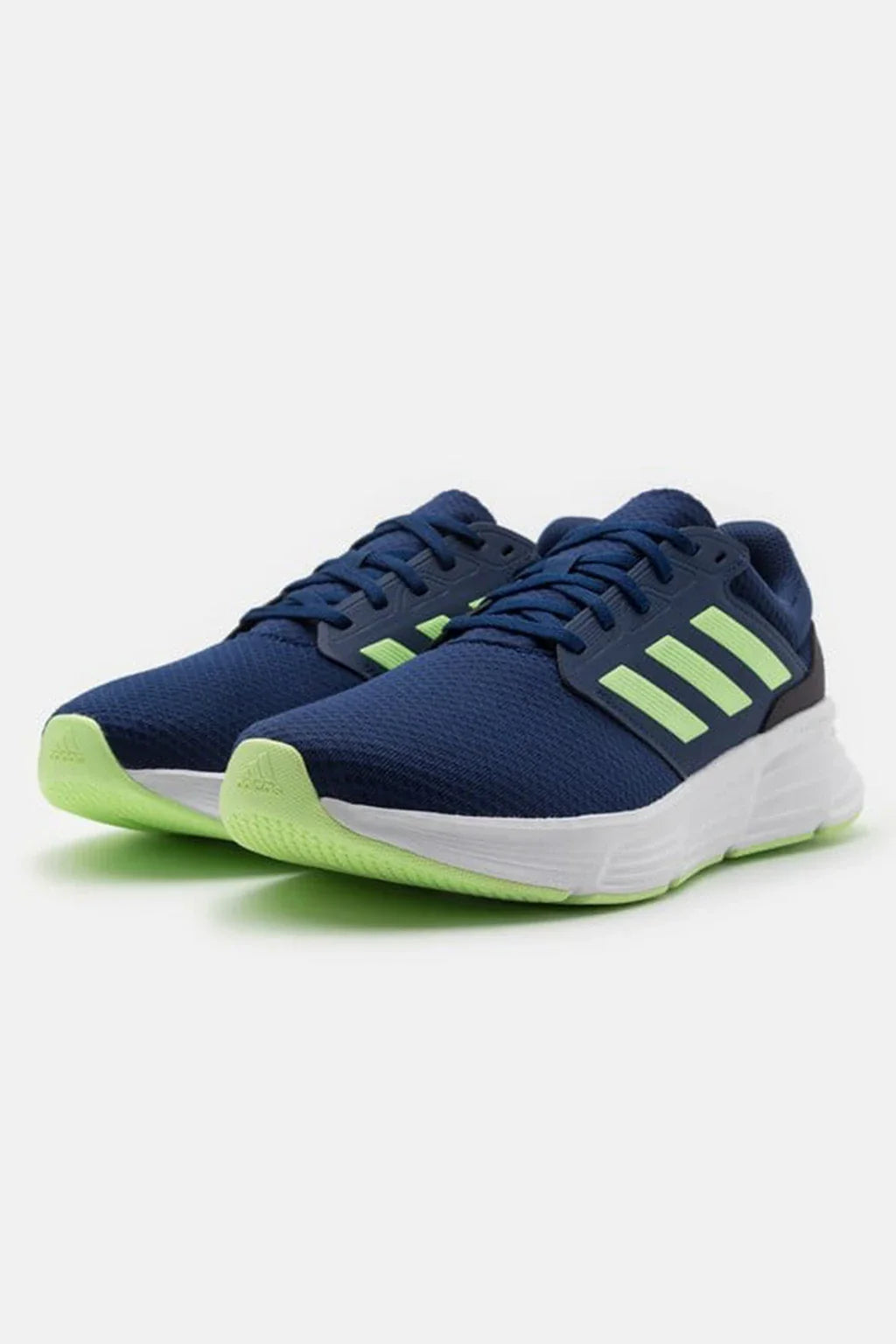 Adidas Galaxy Dark Blue Green Spark Road Running Shoes