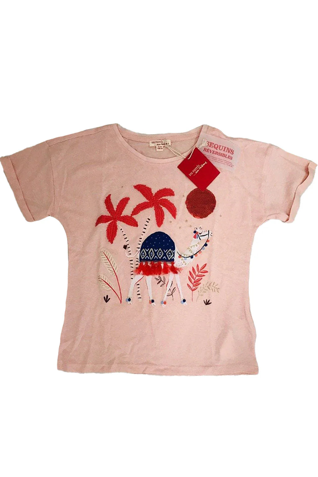 Du Pareil Girl Pink Tee