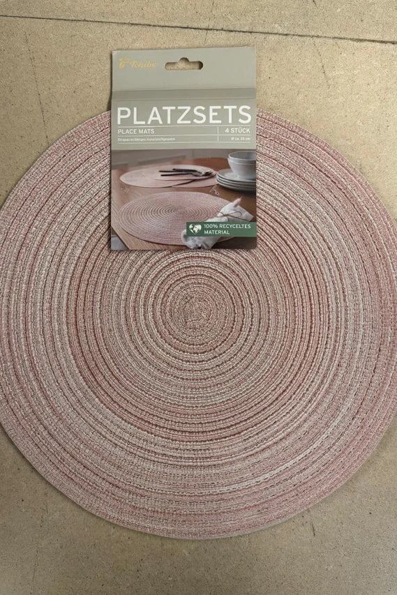 Tchibo Braided Round Place Mats Set