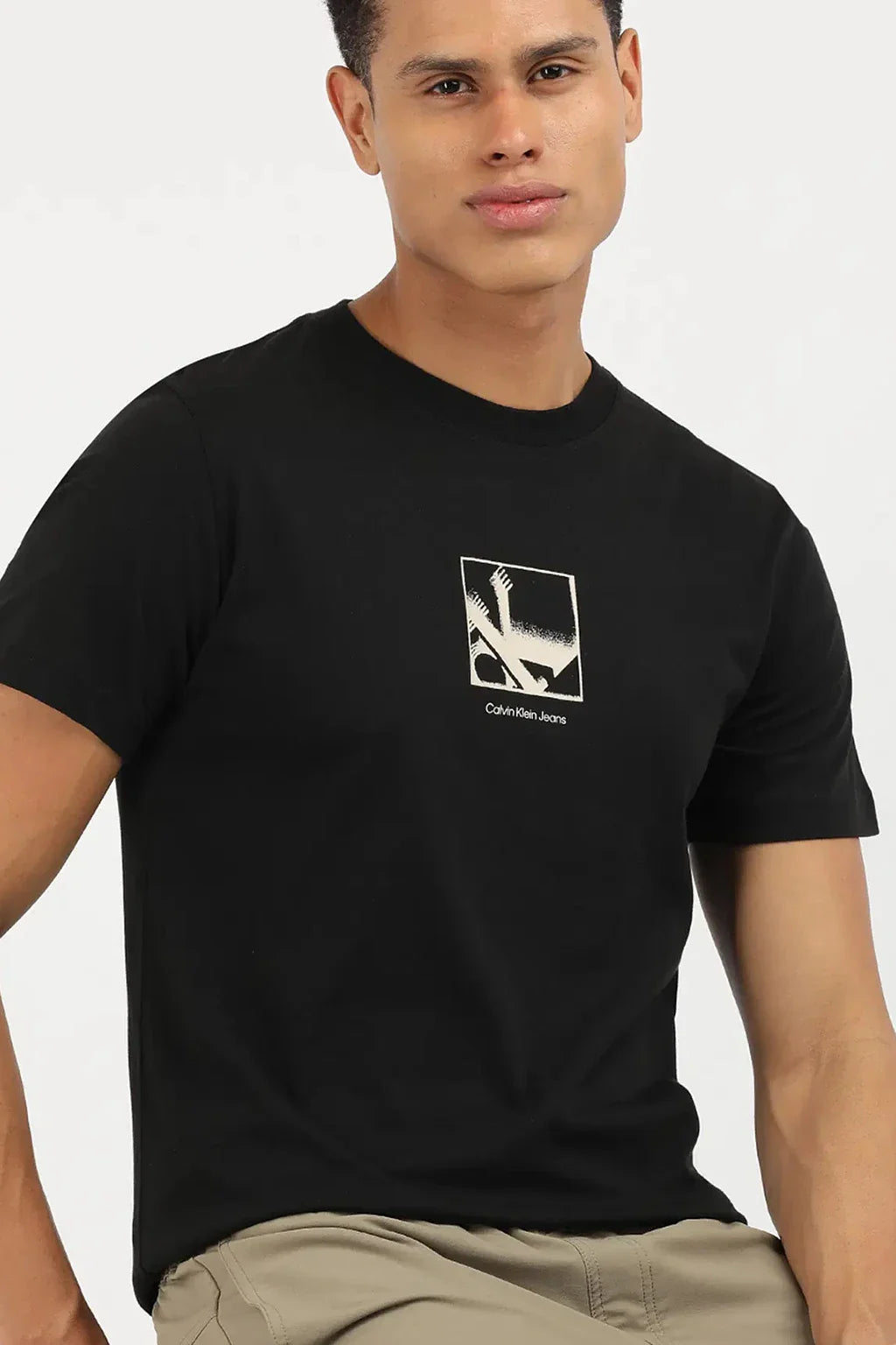 Calvin Klein Jeans Plane Black Ck Logo Mini Box