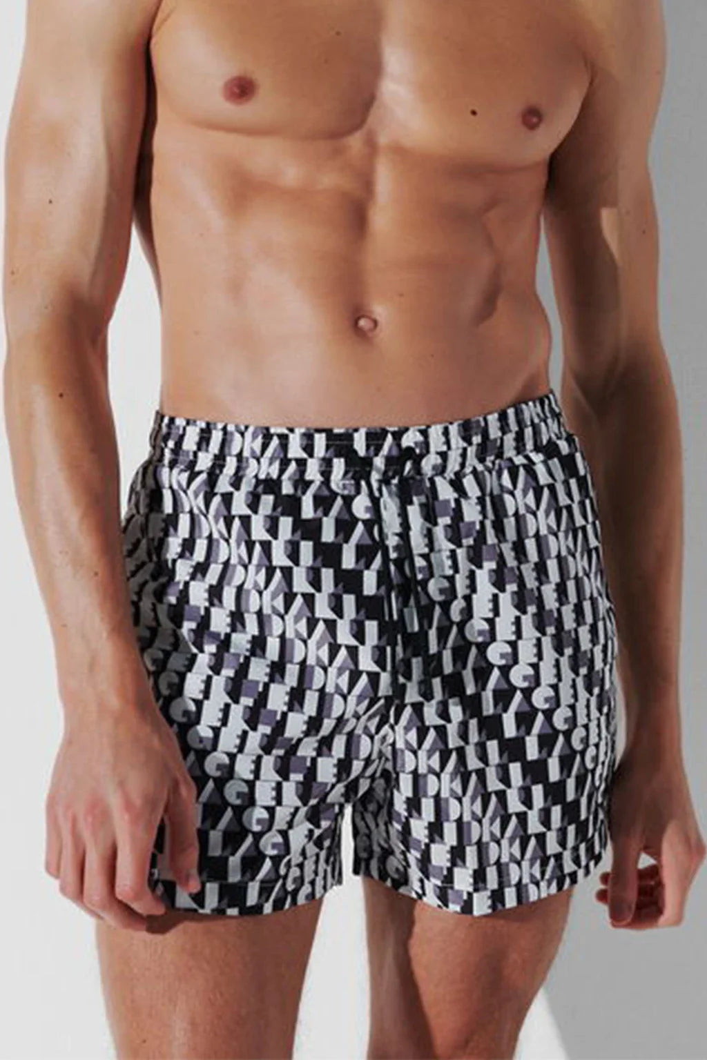 Karl Lagerfeld Letters Print Swimmig Short