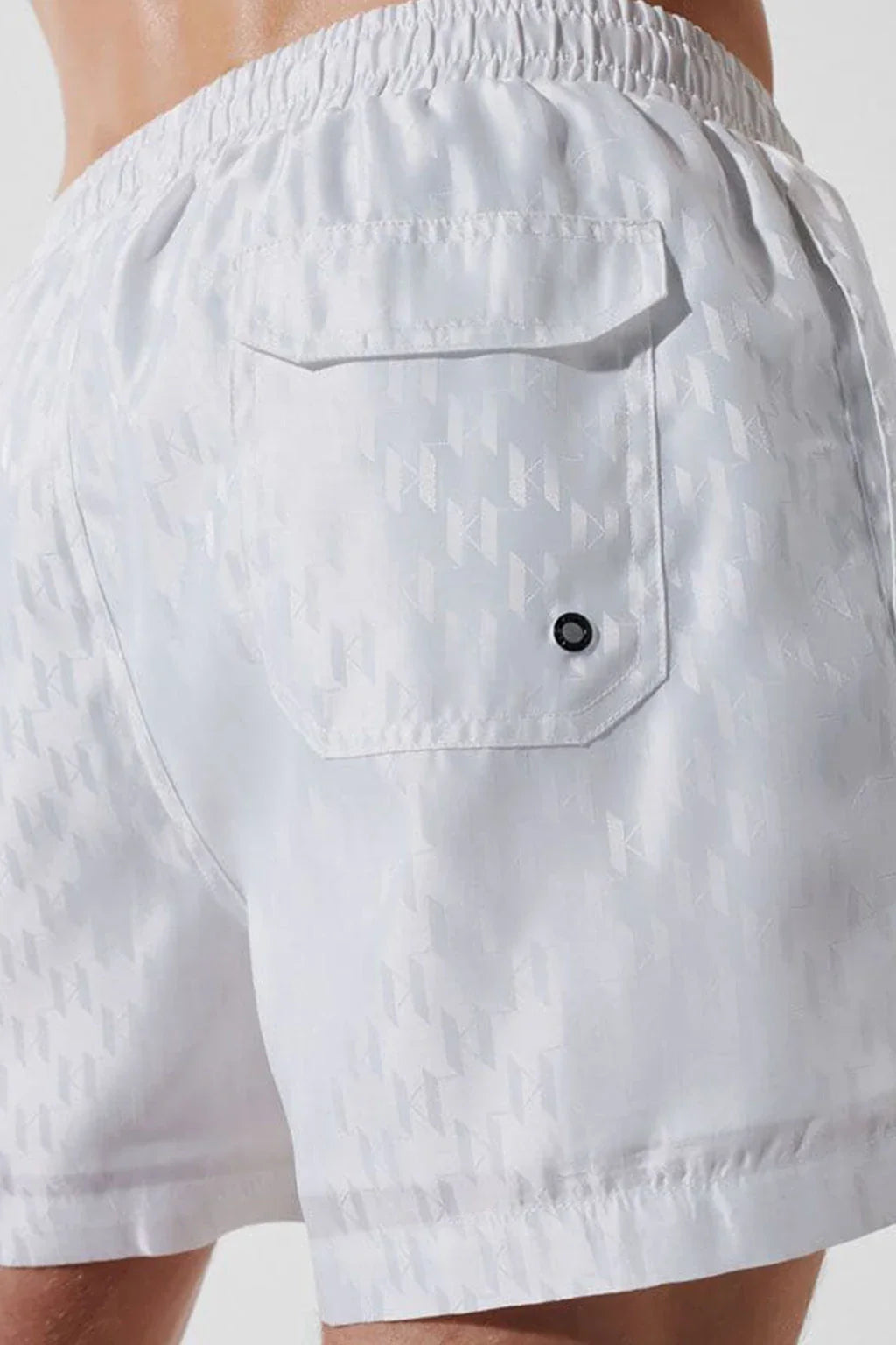Karl Lagerfeld Semi Invisible KL Monogram Swimmig Short