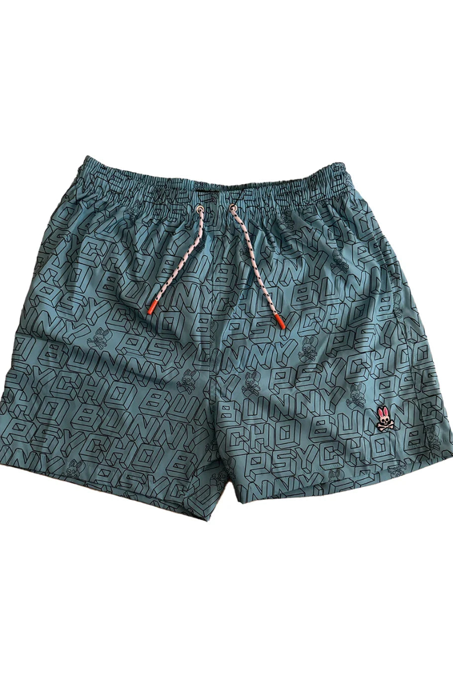 Psycho Bunny Letters Print Swimming Short